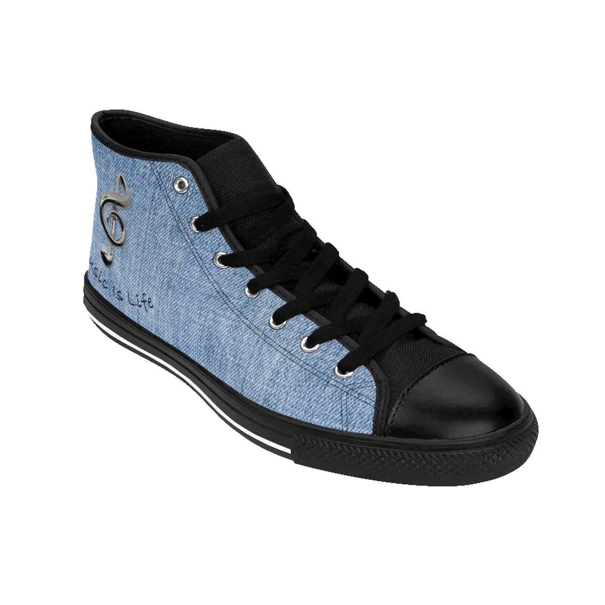 Women's High-top /Jean /Music Is Life Sneakers